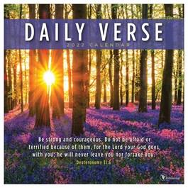 Calendar with Daily Bible Verse